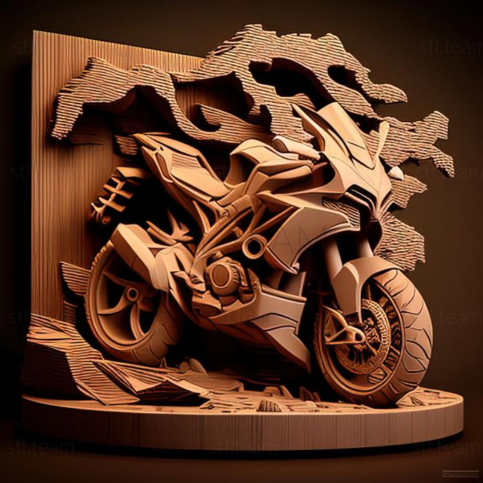 3D модель Ducati Multistrada Granturismo (STL)